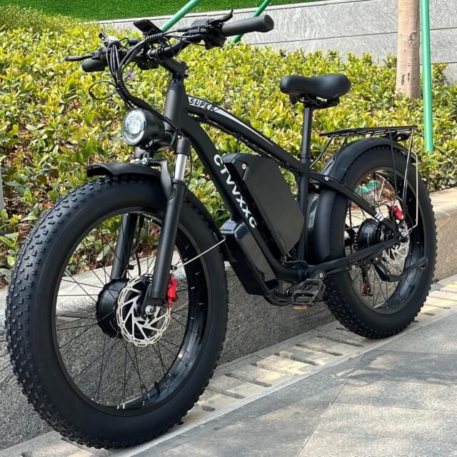 Electric Bicycle Dual Motor Assist, 52V 34Ah Fat Tire AWD Flagship