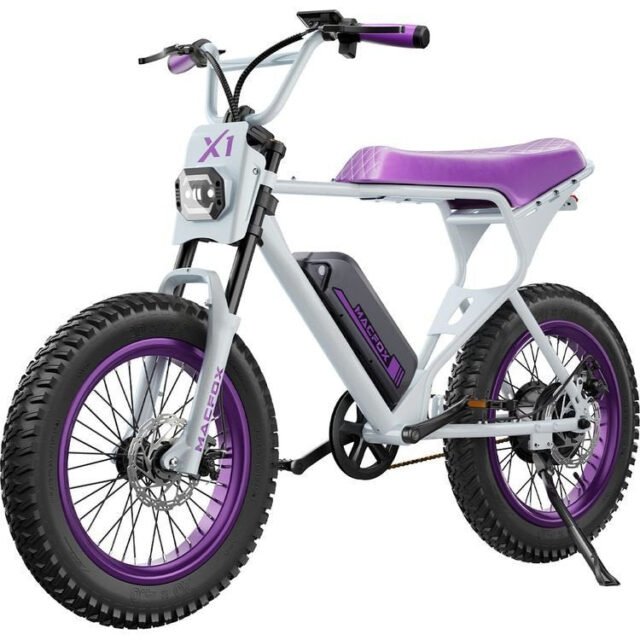 Macfox X1S x Bs.zay Electric Bike Fat Tire Mountain & Commuter E-Bike